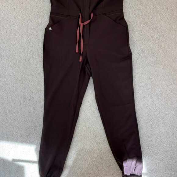 Figs Espresso Rafaela Cargo Jogger Scrub Jumpsuit Size Medium SOLD OUT NWT Nurse - Picture 2 of 11